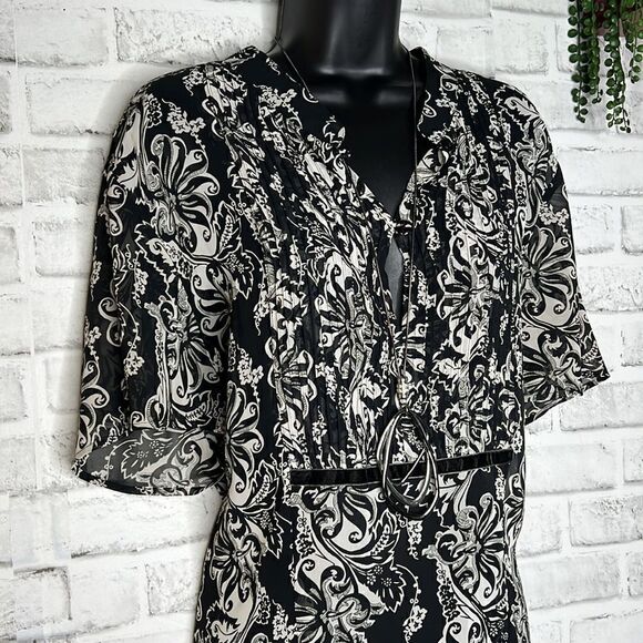 Emma James Vintage 90’s Paisley Top Shirt Boho Hippie Size 1X - Picture 2 of 5